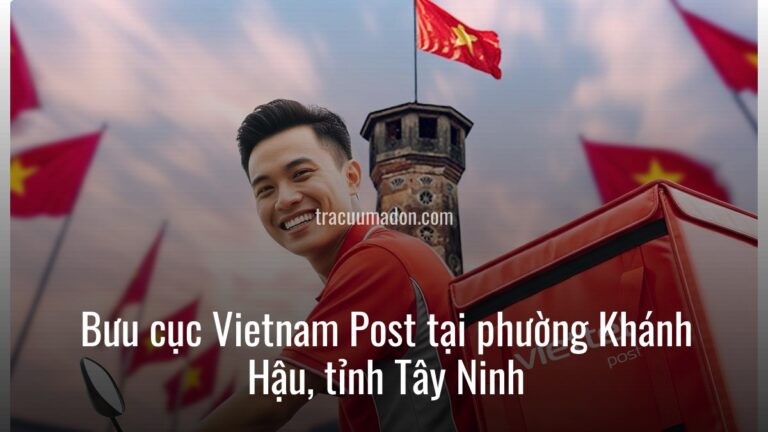 Bưu cục Vietnam Post tại phường Khánh Hậu, tỉnh Tây Ninh