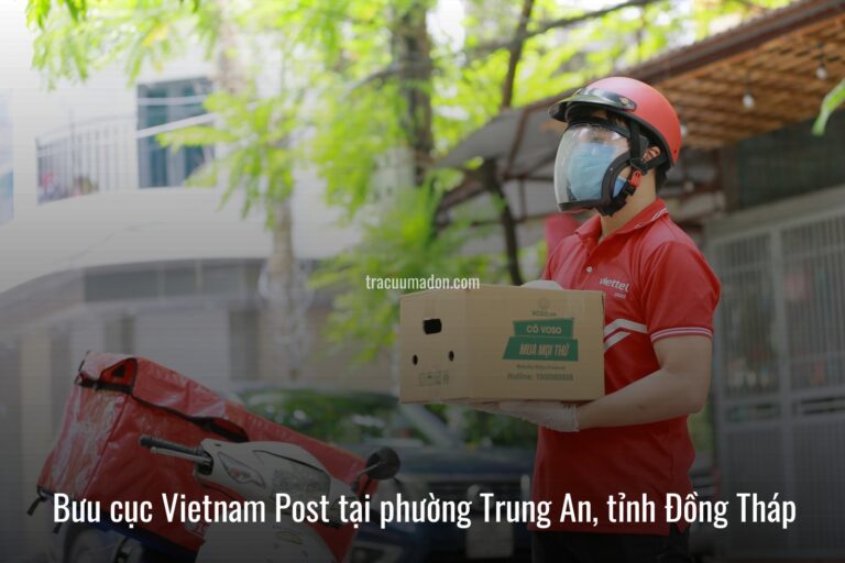 Bưu cục Vietnam Post tại phường Trung An, tỉnh Đồng Tháp