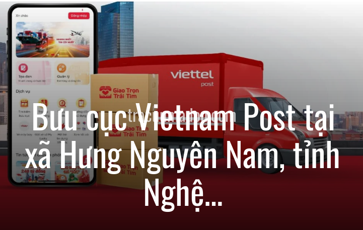 Bưu cục Vietnam Post tại xã Hưng Nguyên Nam, tỉnh Nghệ An
