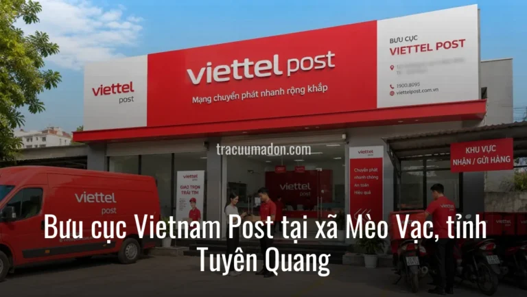 Bưu cục Vietnam Post tại xã Mèo Vạc, tỉnh Tuyên Quang