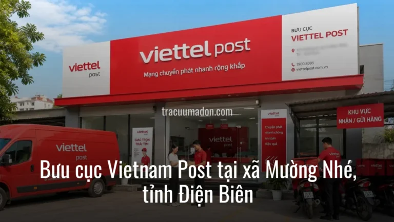 Bưu cục Vietnam Post tại xã Mường Nhé, tỉnh Điện Biên
