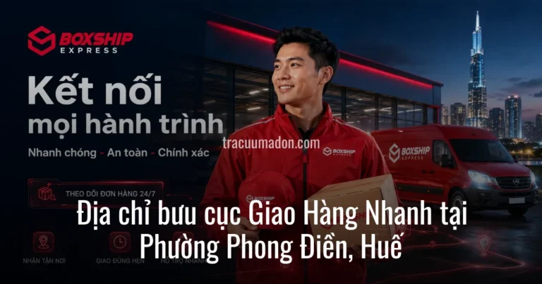 Địa chỉ bưu cục Giao Hàng Nhanh tại Phường Phong Điền, Huế